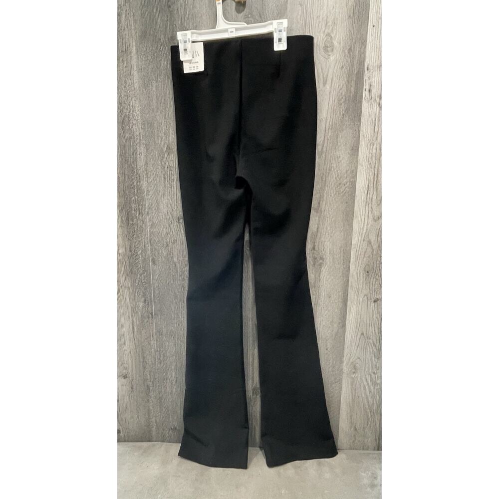 Zara Leggings Black Bellbottom Flare High Waisted Women's XSmall NWT - Picture 3 of 8